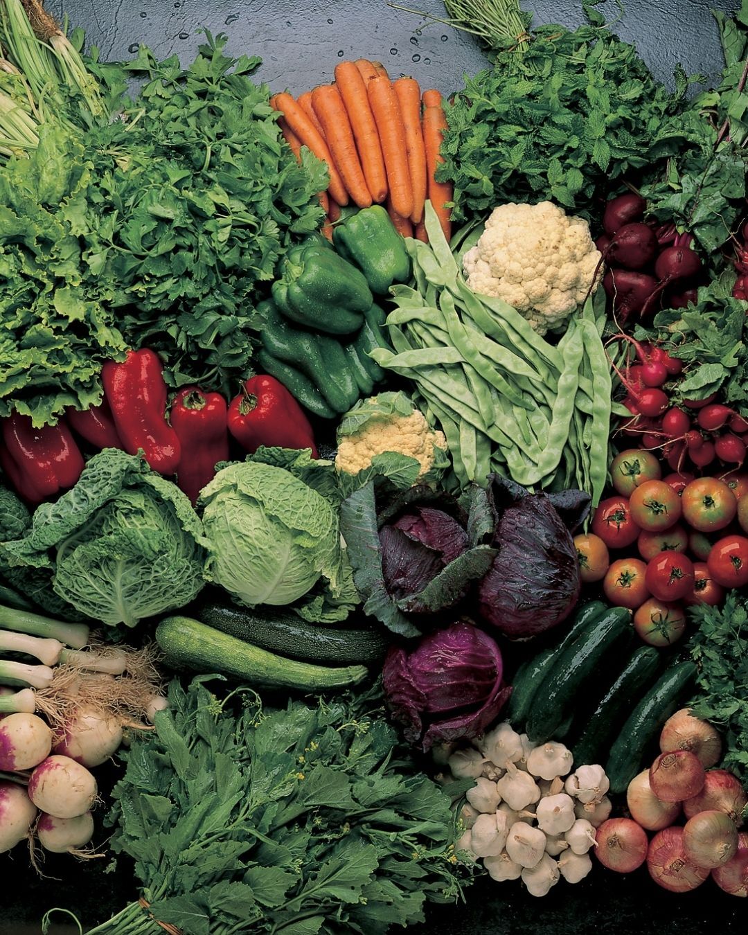 Weißer und grüner Spargel